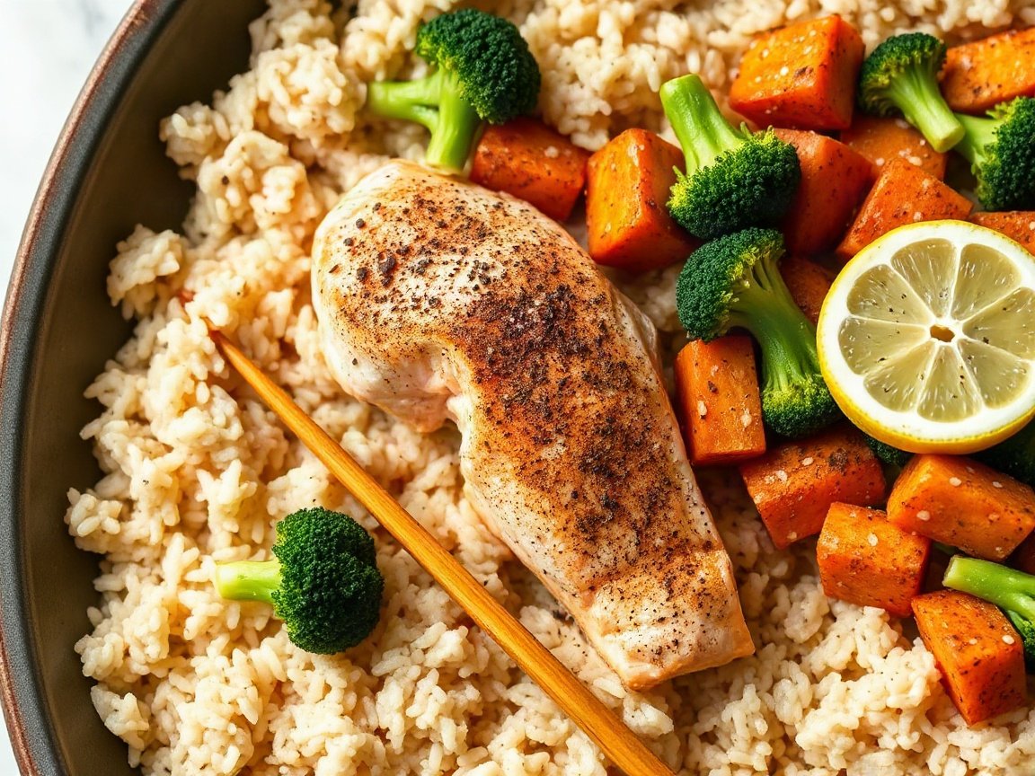 Baked Salmon Meal Prep for Two (Sheet Pan Salmon, Sweet Potato and Broccoli)
