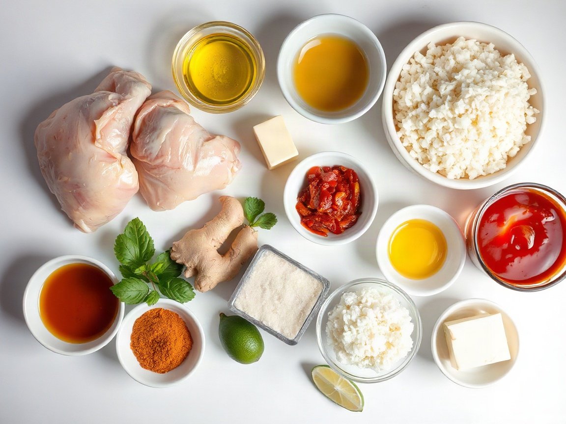 Butter Chicken for Two (Easy Weeknight Skillet) 4 Ingredients for Butter Chicken: chicken thighs, salt, black pepper, oil, butter, onion, garlic, ginger, garam masala, cumin, chili powder, turmeric, tomato paste, tomato sauce, heavy cream, sugar, lime and rice or naan