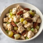Chicken Salad for Two (Easy, with Grapes and Pecans) 6 Chicken Salad, ready to serve for two