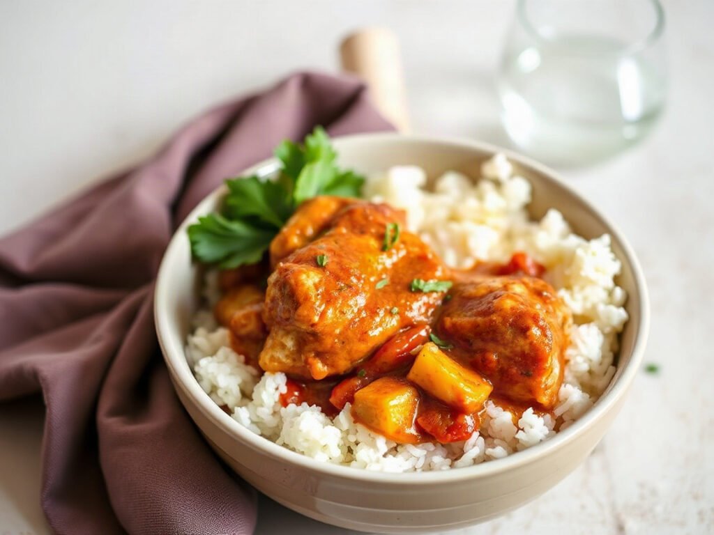 Chicken Tikka Masala for Two (One-Skillet Recipe), fully cooked and ready to serve for two