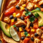 Chicken Tortilla Soup for Two (Easy, Smoky and One-Pot) 6 Chicken Tortilla Soup, fully cooked and ready to serve for two