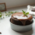 Chocolate Cake for Two (Small 6-Inch Cake with Ganache), fully cooked and ready to serve for two