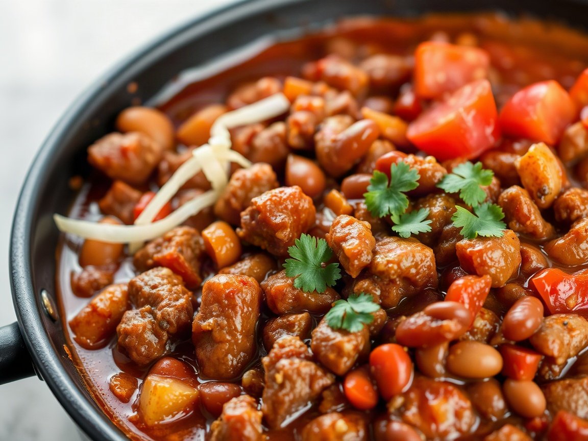 Crock Pot Chili for Two (Small Slow Cooker Beef and Bean Chili)