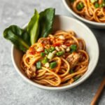 Dan Dan Noodles for Two (Spicy, Nutty and Ready in 30 Minutes) 6 Dan Dan Noodles, fully cooked and ready to serve for two