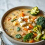 Freezer Broccoli Cheddar Soup for Two (Make-Ahead, Freezer-Friendly) 6 Freezer Broccoli Cheddar Soup, fully cooked and ready to serve for two