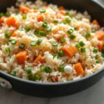 Fried Rice from Leftover Rice, fully cooked and ready to serve for two