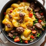 Leftover Lamb Shepherd's Pie, fully cooked and ready to serve for two