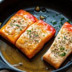 Lemon Pepper Salmon for Two (Easy Salmon for One or Two) 6 Lemon Pepper Salmon for Two (with Lemon Garlic Butter), fully cooked and ready to serve for two