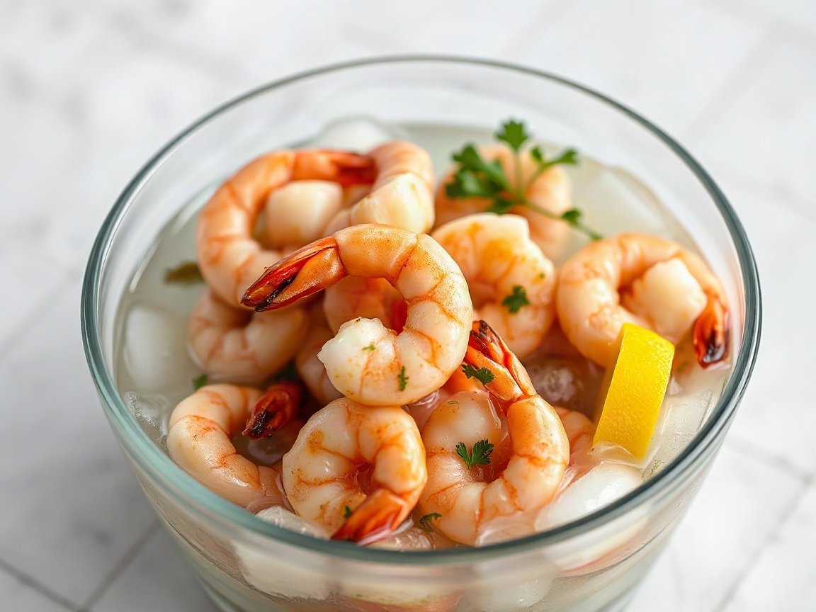 Make Ahead Shrimp Appetizer for Two (Lemon Marinated Shrimp)