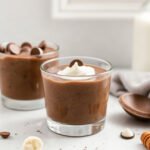 Protein Pudding for Two (Chocolate Cottage Cheese Pudding) 6 Chocolate Protein Pudding, ready to serve for two