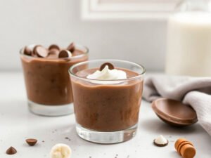 Chocolate Protein Pudding, ready to serve for two