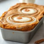 Pumpkin Cream Cheese Bars for Two (Small-Batch Cake Bars) 6 Pumpkin Cream Cheese Bars, fully cooked and ready to serve for two