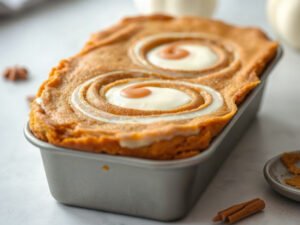 Pumpkin Cream Cheese Bars, fully cooked and ready to serve for two