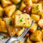 Sheet Pan Smashed Potatoes, fully cooked and ready to serve for two