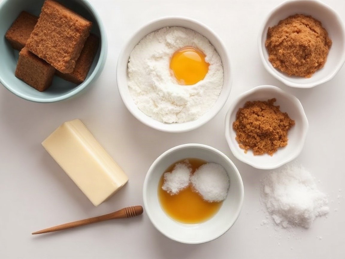 Small Batch Brown Sugar Cookies (Soft and Chewy, Makes 6) 4 Ingredients for Small Batch Brown Sugar Cookies (Soft and Chewy, Makes 6): unsalted butter, dark brown sugar, egg yolk, vanilla extract, all-purpose flour, baking soda, salt, nutmeg and granulated sugar