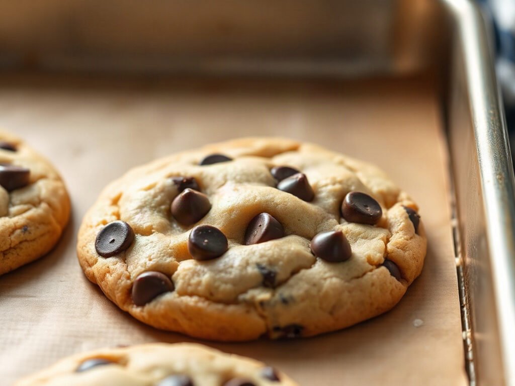 Small Batch Chocolate Chip Cookies, fully cooked and ready to serve for two