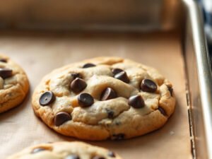 Small Batch Chocolate Chip Cookies, fully cooked and ready to serve for two