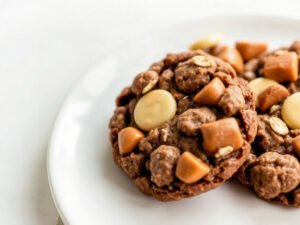 Small Batch No-Bake Cookies, fully cooked and ready to serve for two